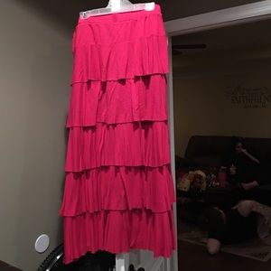 Dainty Jewell's ruffle skirt
