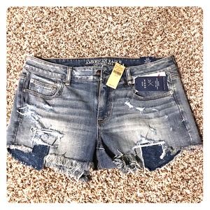 American Eagle distressed shorts