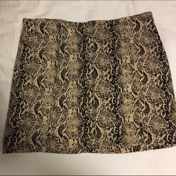 Snakeskin Free People skirt - Picture 1 of 2