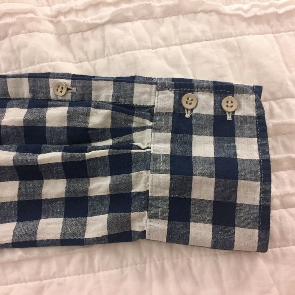 J Crew Gingham Utility Shirt Size 8 - Picture 2 of 3