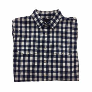 J Crew Gingham Utility Shirt Size 8