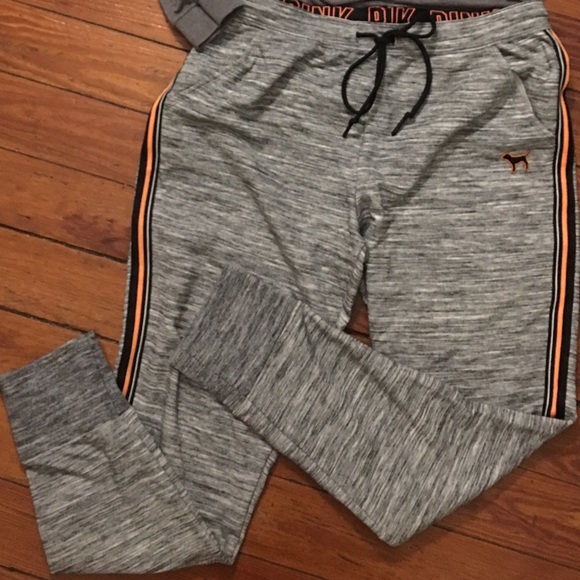 Pinky Pants - 🎉sale🎉Gray/black and orange Pink sweat pants