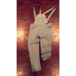 Jean Jumper Jumpsuit / American Apparel ✨