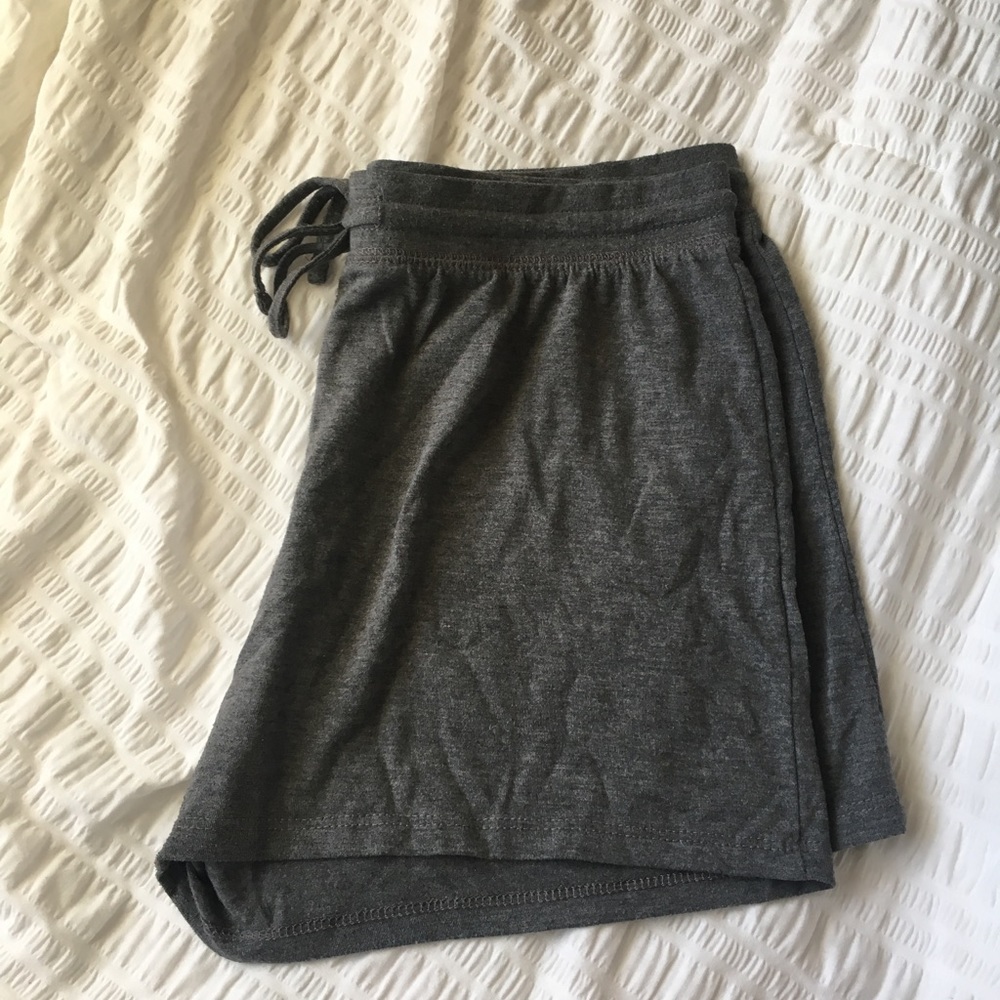 Womans Grey Pajama Shorts