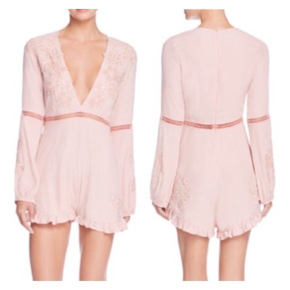 39% OFF! For Love and Lemons Floral Lace Romper - Picture 2 of 4