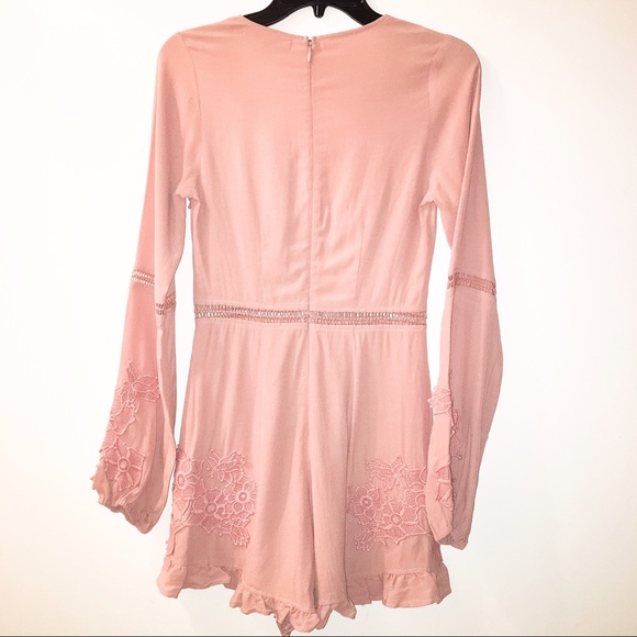 39% OFF! For Love and Lemons Floral Lace Romper - Picture 4 of 4