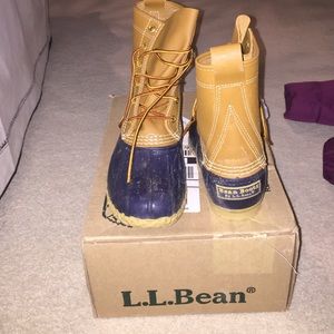 Navy bean boots