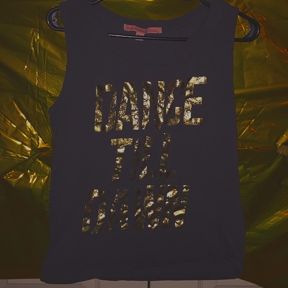 Dance till dawn muscle shirt