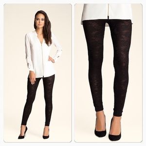 NWOT Bebe Transparent Lace Leggings
