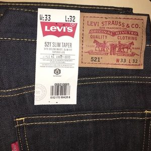 Levi 521 Slim Taper Jeans