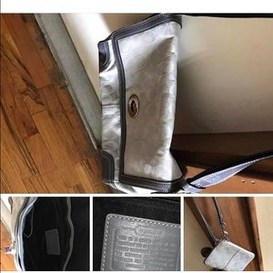 Coach Hampton purse gray