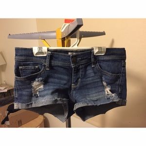 Hollister jean shorts