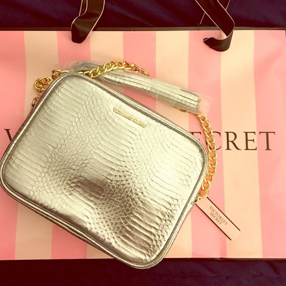 Silver Victoria Secret Cross-body Bag
