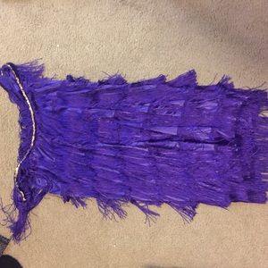 Purple flapper dress