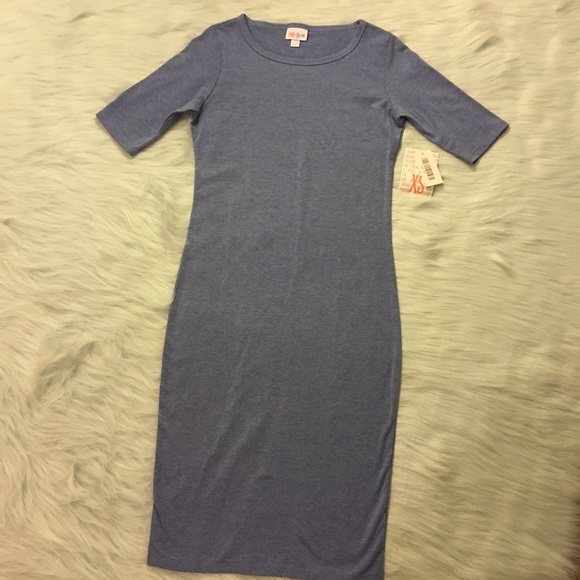 LuLaRoe Dresses & Skirts - 🍾 Host Pick🍾 Blue Lularoe Julia dress XS NWT
