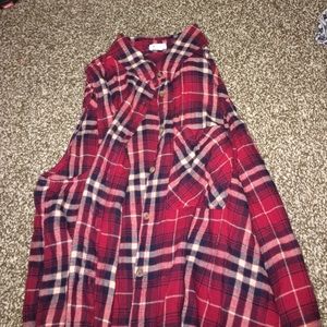 Tank top flannel