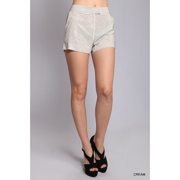 Sequin Trouser Shorts - Picture 2 of 4