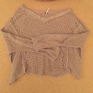 Free People Sweater with Holes