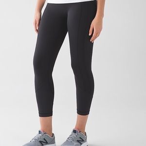 Lululemon all the right places crop black leggings