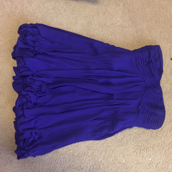 Bcbg purple blue dress