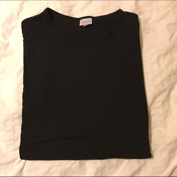 LuLaRoe Irma Solid Black Tunic Sz S UNICORN HTF!!!