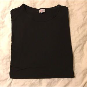 LuLaRoe Irma Solid Black Tunic Sz S UNICORN HTF!!!