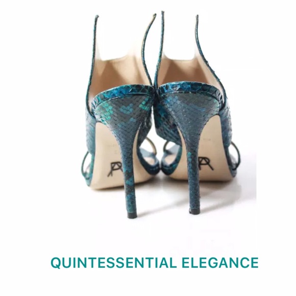 PAUL ANDREW Snakeskin Slides - Picture 3 of 4