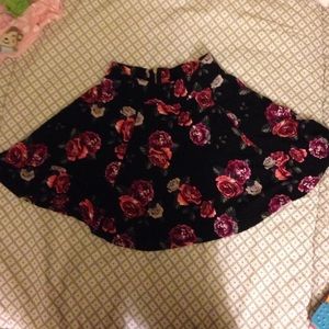 H&M floral A line skirt
