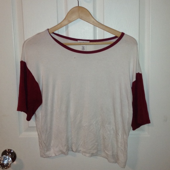 Never worn red and white shirt
