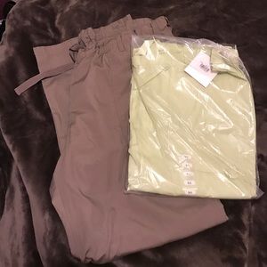 Women's XL drawstring Cherokee scrub pants