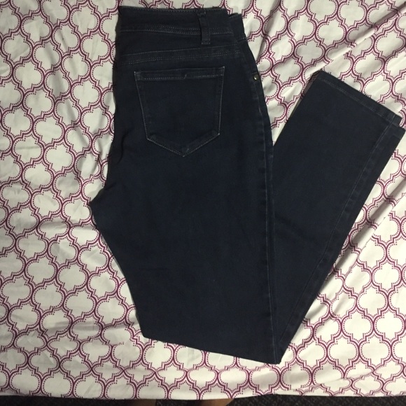 Dark Blue High Waisted Jeans