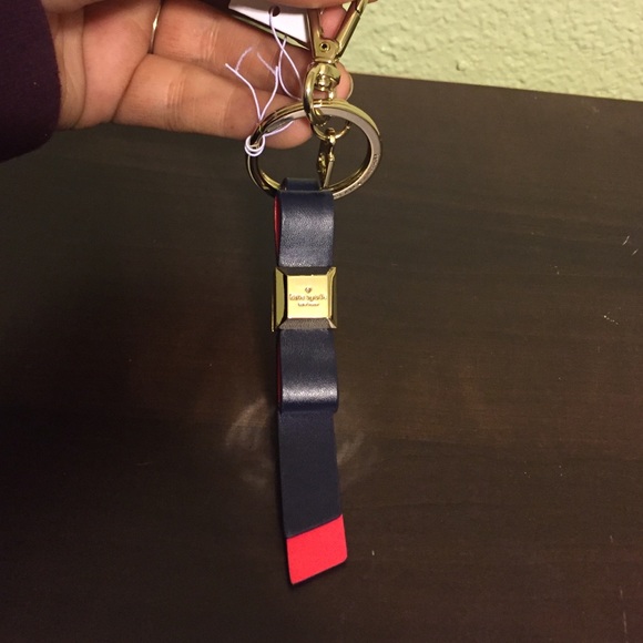 NWT Kate spade bow keychain
