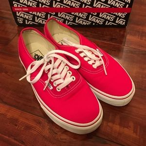 Authentic Red Vans