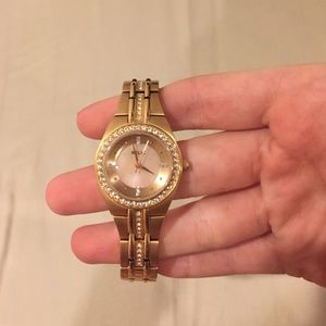 rose gold relic watch