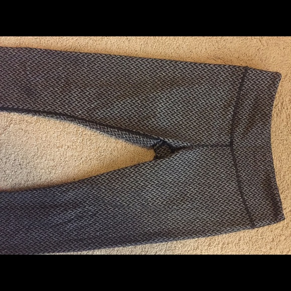 Herringbone workout pants