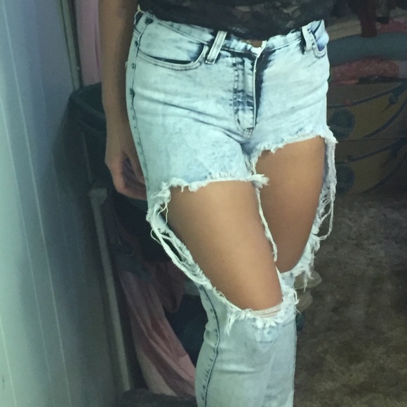 High waisted Jeans
