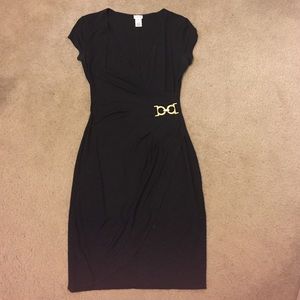 Cache wrap dress