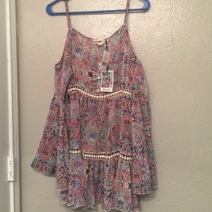 Cold shoulder blouse