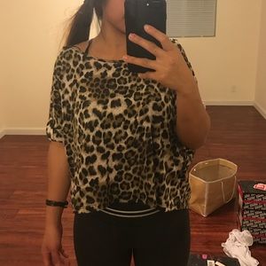 Cheetah Print Crop Top