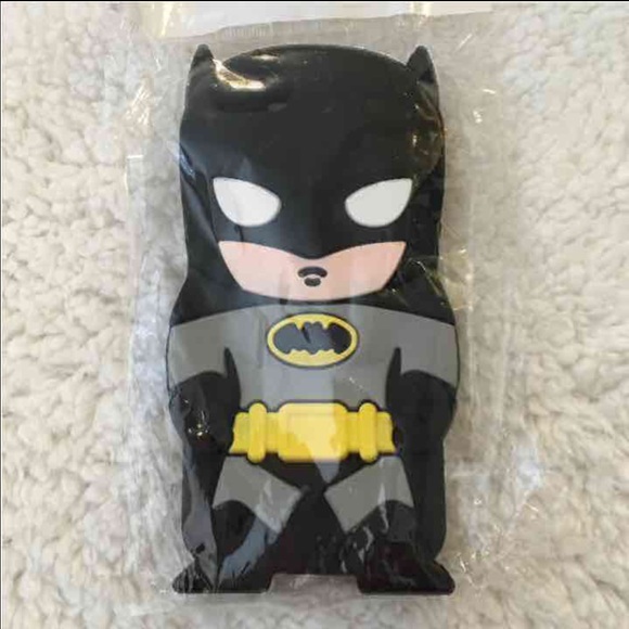 NEW BATMAN IPHONE 5 SILICONE BLACK CASE 5S - Picture 2 of 2
