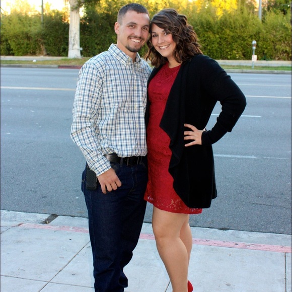 Deep red dress - Picture 3 of 3