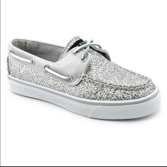 ❌ SOLD ❌ Sperry Top-Sider Grey Sequin - Picture 1 of 4