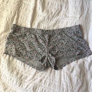 Womens Snoopy Pj Shorts