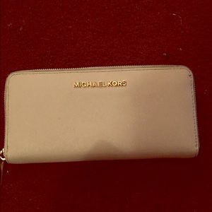 Baby pink Michael Kors wallet