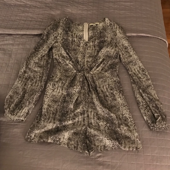Snakeskin print Romper - Picture 1 of 4