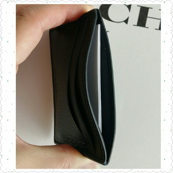 NEW Coach Money Clip/Card Case w/ gift box - Picture 2 of 4