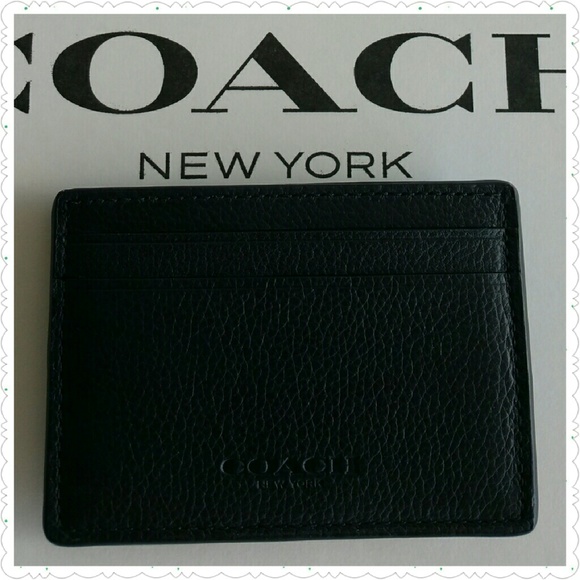 NEW Coach Money Clip/Card Case w/ gift box - Picture 3 of 4