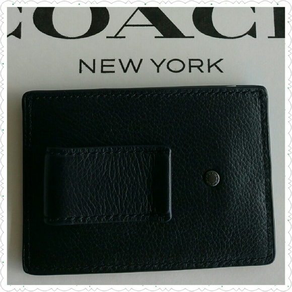 NEW Coach Money Clip/Card Case w/ gift box - Picture 4 of 4