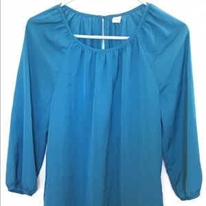 Teal blouse