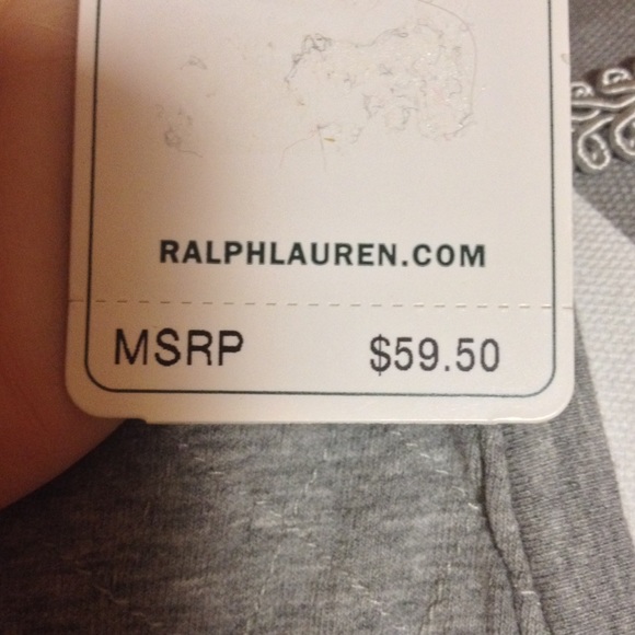 Ralph Lauren women's gray top size large - Picture 3 of 4